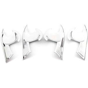 Zelfklevend Compatible Met Civic 10e Generatie 2016-2021 - Decoratiestrips Voor Deurgrepen - Antikras Beschermfolie Voor Deurbekleding Krasbescherming(Blade door bowl plating)