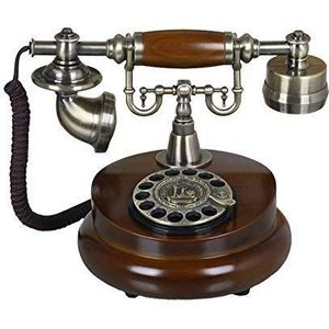 Telefoon Telefoon Europees vast thuiskantoor Retro telefoonknop Vaste lijn kiezen