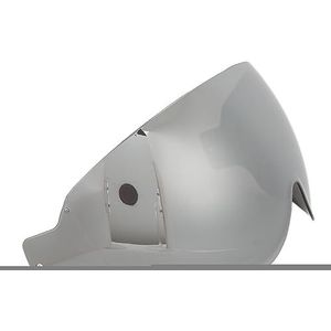 Motorhelmlens, High-definition Waterdichte UV-bescherming PC Kunststof Helm Kijklens Helder Zicht voor Buitenrijden (Zilver)