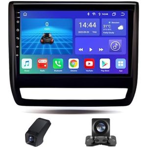 Android autoradio 2 Din geldt voor Mitsubishi ASX 1 2016-2023 met Draadloze Carplay Android Auto GPS Navi WiFi 9 inch met Bluetooth FM+ Achteruitrijcamera/Stuurwielbediening(X1)