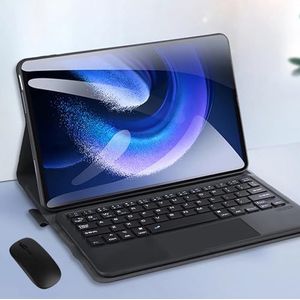 Toetsenbordhoes voor Xiaomi Mi Pad 7/7 Pro 11.2 inch, Ingebouwde Potloodhouder, Magnetisch Afneembaar Draadloos Toetsenbord met Bluetooth Muis