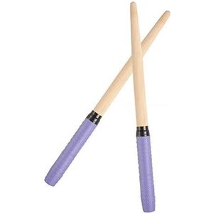HEALLILY 1 Paar Taiko Drum Sticks Kleine Drumstickes voor Muziekinstrument Accessoires 350 * 20MM (Paars)