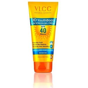 VLCC 3D Youth Boost SPF40 PA +++ Sunscreen Gel Crème, 100 g (ship from India)