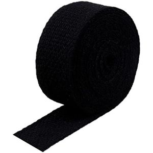 Geweven katoenen lint naaiband, Katoenen canvas band for tas handvatten bekleding band,(Black,25MM)