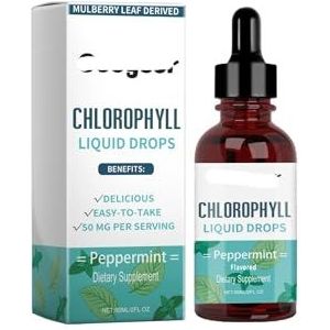 Druppels Met Natuurlijk Plantenextract - Bestrijdt Slechte Adem En Lichaamsgeur, Ondersteunt Energie- Gewichtsbeheer, Gemakkelijke Opname, 1-2 Per Dag(2PCS)