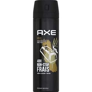 AXE Deodorant Bodyspray, goudkleurig, 48 uur, non-stop, 200 ml