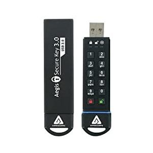 Apricorn Aegis Secure Key 3.0 60GB USB 3.0 Black USB flash drive