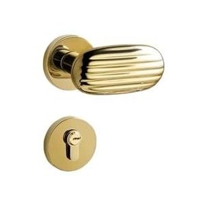 WEHZAFMM Binnen Silent Lock Zinklegering Deurslot Deurgreep (B Goud)