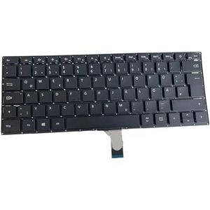 YGUWZ Duitse lay-out toetsenbord laptop 3 4 modellen 1886 1943 1945 1872 15 inch 13,5 inch compatibel met alternatief (zwart)