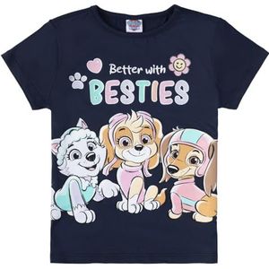 PAW PATROL T-shirt met Skye, Everst en Liberty 82239, blauw, blauw, 116