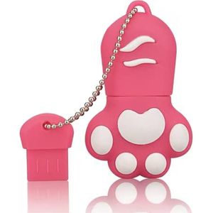 FeliSun USB 3.0 Flash Drive Cartoon Cat Poot Pen Drive High Speed ?? Real Capaciteit 16GB Download Geheugen USB Stick Hanger USB Geheugenstick