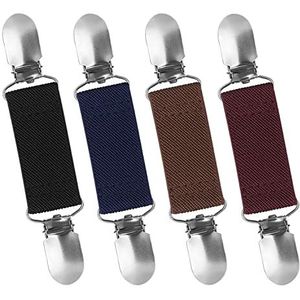 XPOOP 4 Stuks Pulloverclips Decoratief Vest,Vestclips Voor Vrouwen Voor Vrouwen En Mannen,Gebreid Vest Clips,Clips Voor Truien En Vesten Diverse Kleuren