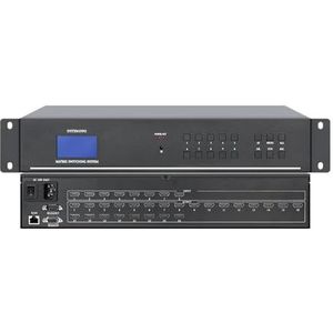 HD/Video Matrix Switcher 4x4 8x8 8x16 16x16 16x32Chassis Stijl Digitale Signaal Host Matrix Switcher 1080P,Schakelde soepel(3pcs,With Network Control)