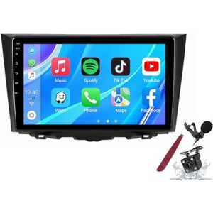 Android 14 Autoradio Sat Navi voor S-uzuki Kizashi (2009-2015) 9 Inch Touchscreen Multimedia Speler met Draadloze Carplay GPS Navigatie FM RDS Bluetooth 5G-WiFi SWC DSP,M100s