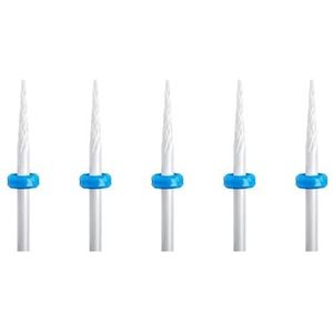 5 stuks keramische nagelkunstboorbits, roterende snijder, reinigingsapparaat for manicure, nagelfreesmachine, accessoires, verwijdering van nagelgelgereedschap(52 5Pcs)