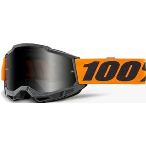 100% Accuri 2 Sand MX Offroad Goggles Oranje/Grijs w/Smoke Lens