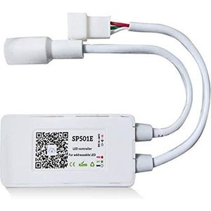 SP501E Smart WiFi SPI Controller Voice Control for WS 2811 2812 2815 SK6812 Pixel Stripes DC5-24V WELSUN