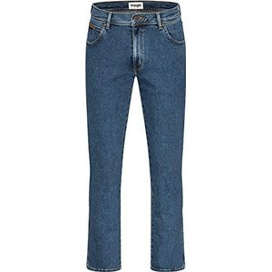 Wrangler Texas Stretch Jeans Heren Jeans Regular Fit Authentic Straight (W36/L30, Stonewash)