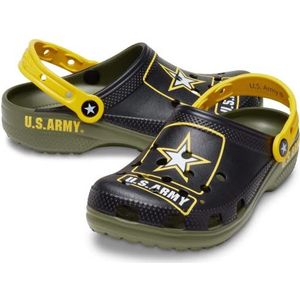 Crocs Klassieke militaire klompen uit de VS, uniseks, volwassenen, 22,0-24,0 cm, Leger, 22.0~24.0 cm