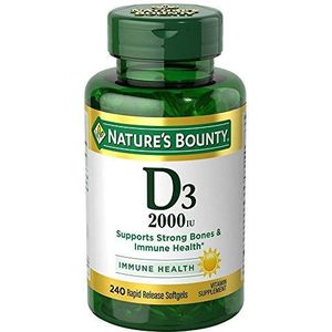 Nature's Bounty D3-2000 IU, 240 Softgels (Pack van 4)