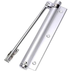 Poortveersluiter, automatische deur, zelfsluitende scharnierdeursluiter, enkele veer, verstelbare, op het oppervlak gemonteerde, automatisch sluitende deursluiters