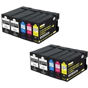 Inktcartridge for Ca-on MAXIFY MB2050 MB2350 MB2354 MB2355 MB2356 MB2357 MB2150 MB2750(2SET(10PC))