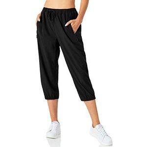 Butrends Cropped broek voor dames 3/4 Lengte Broek Workout Joggingbroek Casual Wandelen Broek Met Ritszakken