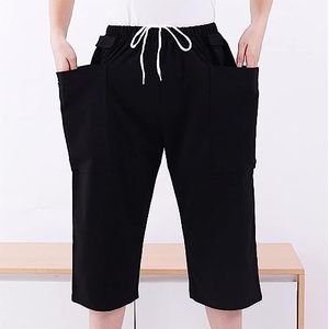 Incontinentieverzorgingsbroek, gemakkelijk te dragen en uit te trekken patiëntenzorgbroek, urinezak broek geschikt, verzorgingsondergoed katheter katoenen shorts postoperatie broek (kleur: zwart,