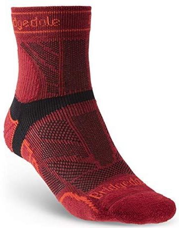 Bridgedale - TRAIL RUN LIGHT T2 - Sokken - Rood
