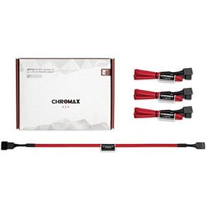 Noctua - NA-SEC1 - Ventilatoraccessoireset - Rood - 4 x 30 cm Verlengkabels