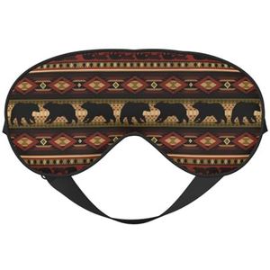 Bear Unisex elastische verstelbare gesp ontwerp verduisterende slaap oogmasker voor thuis reizen yoga kantoor dutje