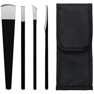 Pedicure voetrasp - Voetvijl Verzorgingsgereedschap Scheermes Hard eeltmes Snijden Harde Dode Huid Reiniging - Professionele Pedicure Mes Set voor voeten Zwart