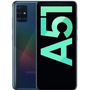 Samsung Galaxy A51 (16,4 cm (6,5 inch) 128 GB intern geheugen, 4 GB RAM, Dual SIM, Android, prism crush black) Duitse versie (gereviseerd)