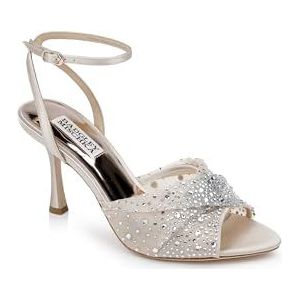 Badgley Mischka Dames Cameryn hak sandaal, nude, 4.5 UK, Naakt, 37.5 EU