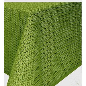 Tafelkleed voor tuintafel, zacht schuimmateriaal, antislip, weerbestendig, 6 kleuren, ovaal, 140 x 180 cm, groen