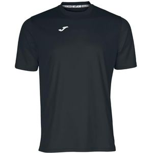 Joma Sport-T-shirt met korte mouwen voor heren, licht en ademend, ideaal voor alle sporten, Combi 2XL-3XL, zwart