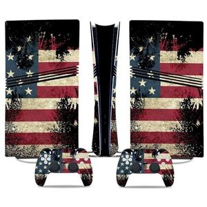 Voor PS5 PRO Skin Digital Edition Console En Controller Vinyl Cover Skins Wraps Krasbestendig, Compatibel Met Voor PS5 Digital Edition Pro 61000 Geen Schuimvorming Bubbelvrij