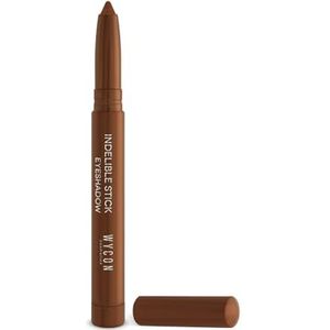 WYCON cosmetics INDELIBLE STICK EYESHADOW Oogschaduw Stylo waterbestendig, oogschaduw, mat of gesatineerd, langhoudend, romige eyelinerstift, 115 Deep Brons, 1 stuks
