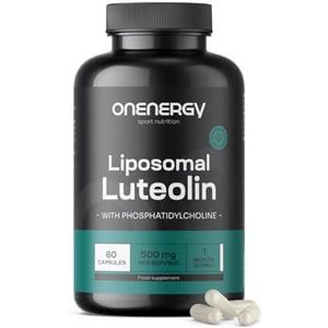 OnEnergy Liposomale luteoline 500 mg - 60 Plantaardige Capsules - Natuurlijke Flavonoïde - Uitstekende Absorptie en Effectiviteit - Met Toegevoegde Fosfatidylcholine - Dagelijkse Ondersteuning