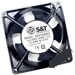 12CM Ventilator SAH1238S6A AC220V-230V 0.13A 12038 120 * 120 * 38MM Chassis Kast Koeling 2-Lijn Voor ST