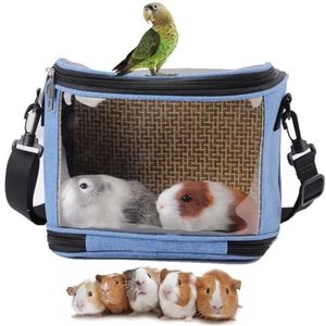 Rits Outdoor Reizen Dier Kleine Tas Ademend Draagbaar Draag Zacht: Huisdieren Ratten Clear Hamster Carrier