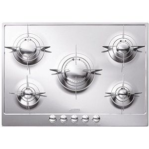 SMEG P705ES, PIANO-gaskookplaat, Mirror glass
