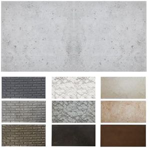 MDEKOR Wandpanelen beton 50 x 100 cm, XPS 3D wandbekleding in betonlook, 40 stuks = 20 m²,, lichtgrijs, panelen van 4,5 mm dik, decoratieve platen van polystyreen voor binnen, 40 stuks