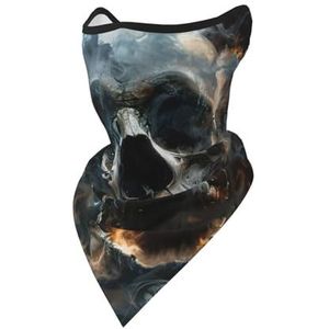 UVBDF horror ghost skull gezichtsbedekking sjaal, ademend voor hardlopen, kamperen, klimmen