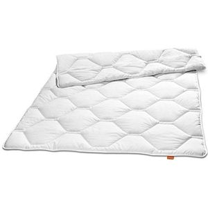 sleepling 190075 Comfort 140 Made in Germany Winter Dekbed Microvezel Duo Warm 135 x 200 cm, wit