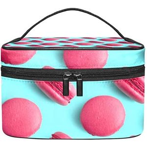 ROZE schattige make-up organizer tas reizen make-up organizer tas case draagbare cosmetische tas voor vrouwen en meisjes toiletartikelen, Meerkleurig, 22.5x15x13.8cm/8.9x5.9x5.4in