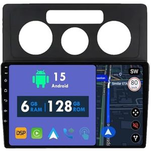 RoverOne Autoradio GPS voor Volkswagen Caddy 2K 3 III 2004-2010 Carplay Android Auto Stereo Hoofdeenheid Bluetooth WiFi Radio Speler Sat Navigatie