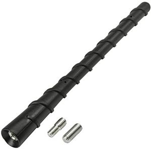 tomzz Audio 1219-001 HQ reserve staaf antennestaaf schroefdraad M5 M6 lengte ca. 20cm compatibel met Hyundai i20 i30 Tucson Kia Picanto Rio Sportage uva