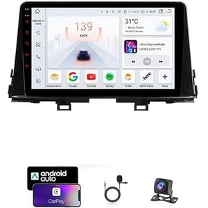 Android 13 Dubbel Din Auto Stereo Touchscreen Auto Stereo Voor Kia Picanto Morning 2016-2018 Met Bluetooth GPS Navigatie WiFi FM Radio USB/SWC/Plug en Play Ondersteuning Carplay&Android Auto(4 Core Wi