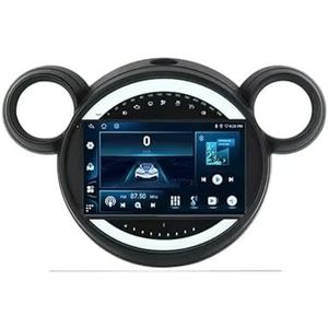 Android 13 Autoradio 9 inch Touch scherm dubbele Din auto stereo voor Bmw Mini Cooper Landgenoot R56 R60 2011-2013 met Bluetooth/FM radio/wifi/USB/stuurwielbediening/GPS(4 Core 2+32G)